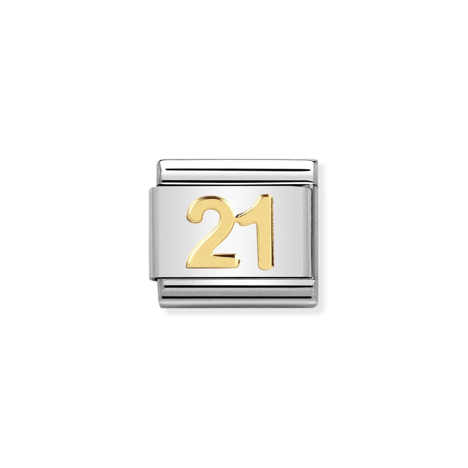 Nomination 030109/36 Classic 21 18ct Gold & Steel Charm Jewellery
