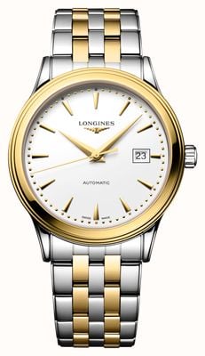 LONGINES Flagship Classic Automatic (40mm) White Dial / Two-Tone Stainless Steel Bracelet L49843207