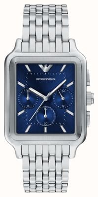 Emporio Armani Diego Chronograph (50mm) Blue Dial / Stainless Steel Bracelet AR11750
