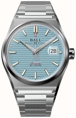 Ball Watch Company Roadmaster M Perseverer (40mm) Ice Blue Dial / Stainless Steel Bracelet NM9052C-S1C-IBE