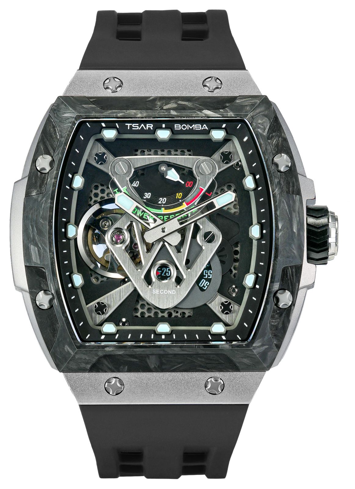 TSAR BOMBA TB8216TF-01 Neutron Automatic Titanium Limited Watch