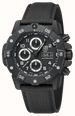 Luminox Master Carbon SEAL Auto Chrono 3880 Series (45mm) Black Dial / Black Technical Matrix Leather Strap Watch XS.3881 - alternate view 3