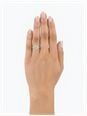 0.50ct Round Brilliant Natural Diamond Platinum Halo Ring J24806 - alternate view 4