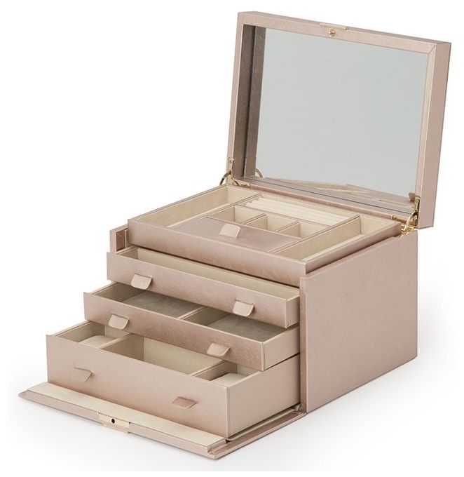WOLF 213016 Palermo Rose Gold Large Jewellery Box