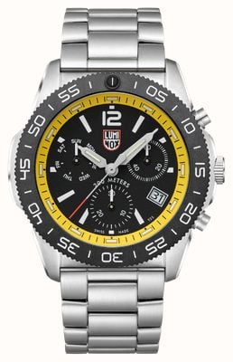 Luminox Pacific Diver Chronograph (44mm) Yellow Black Dial / Stainless Steel Bracelet XS.3145.M