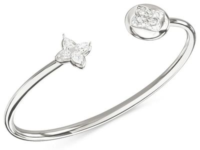 Guess Womens Stainless Steel SPINNING BLOOM Bracelet UBB06472RHL
