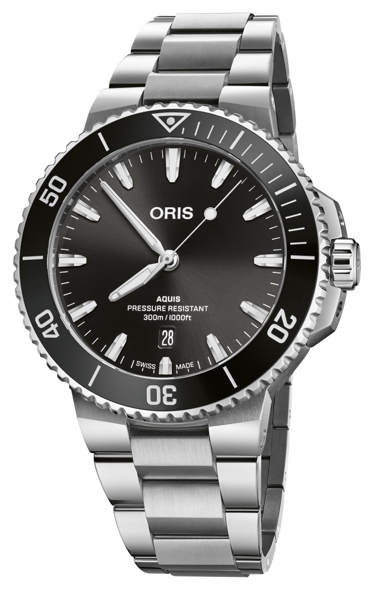 ORIS 01 733 7789 4154-07 8 23 04PEB Aquis Date Automatic (43 Watch