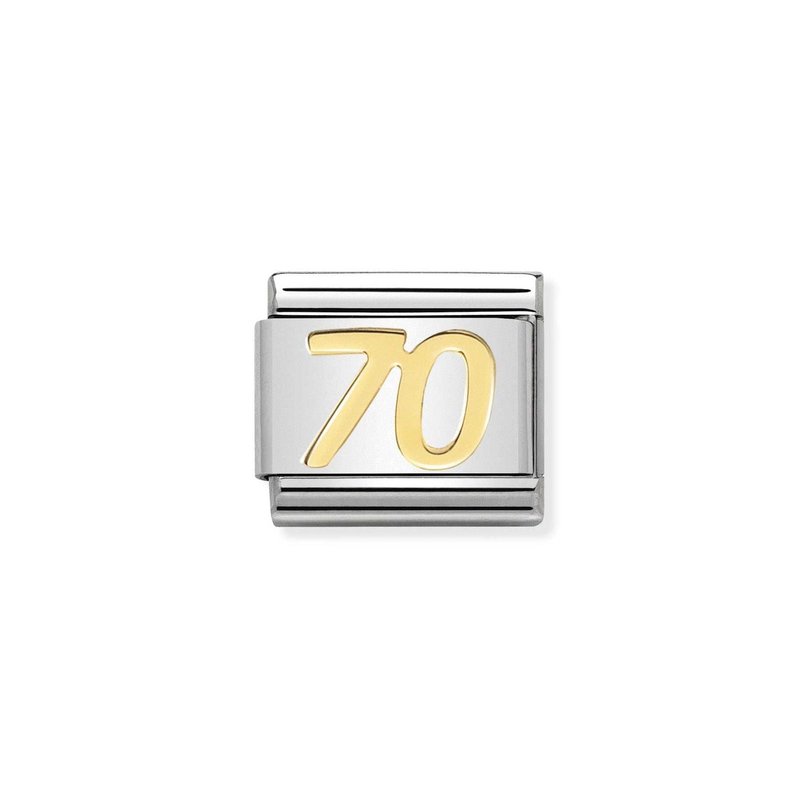 Nomination 030109/38 Classic 70 18ct Gold & Steel Charm Jewellery