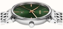 RADO Florence Quartz (30mm) Green Sunray Dial / Stainless Steel Bracelet R48913313 - alternate view 2