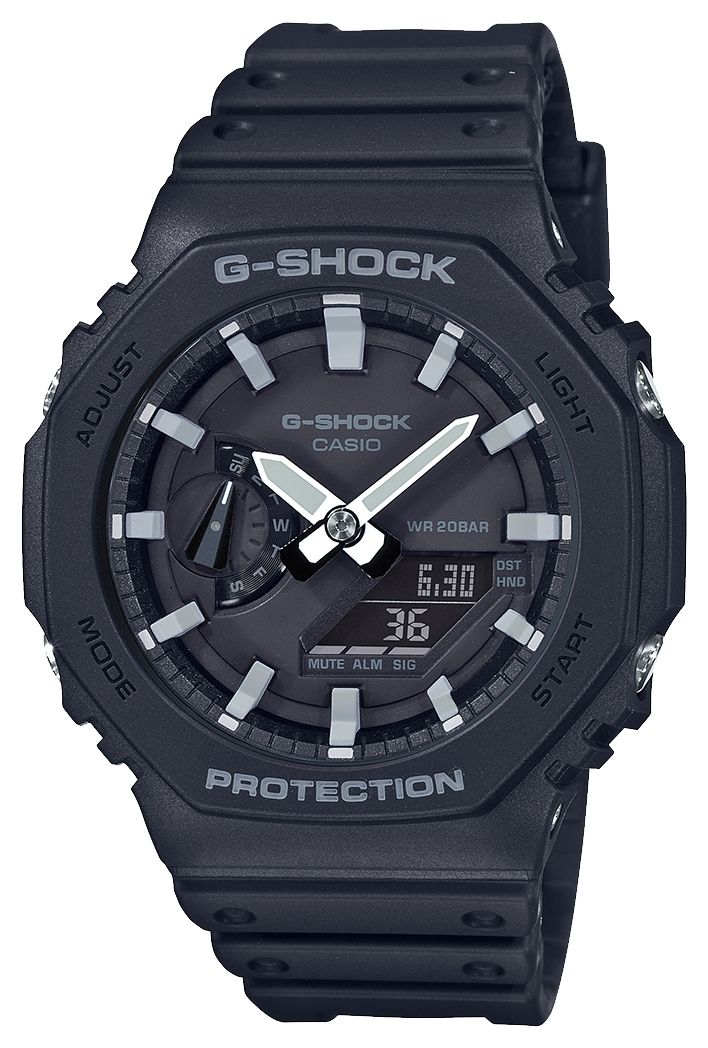Casio GA-2100-1AER Octagon Series | G-Shock Carbon Core | Watch