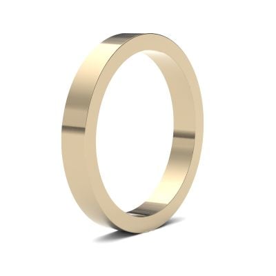 James Moore Wedding Ring  | 3mm | Heavy | Size Flat | AG_3LHF-9Y AG_3LHF-9Y