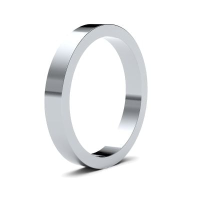 James Moore Wedding Ring  | 3mm | Heavy | Size Flat | AG_3GHF-9W AG_3GHF-9W