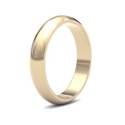 James Moore Wedding Ring  | 4mm | Medium | Size D-Shape | AG_4LMD-9Y AG_4LMD-9Y