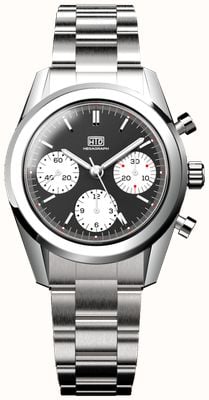 HTD Hesagraph Variante B Tri-Compax Chronograph (39mm) Reddish-Brown Dial / Stainless Steel BH9 Bracelet H25F33B