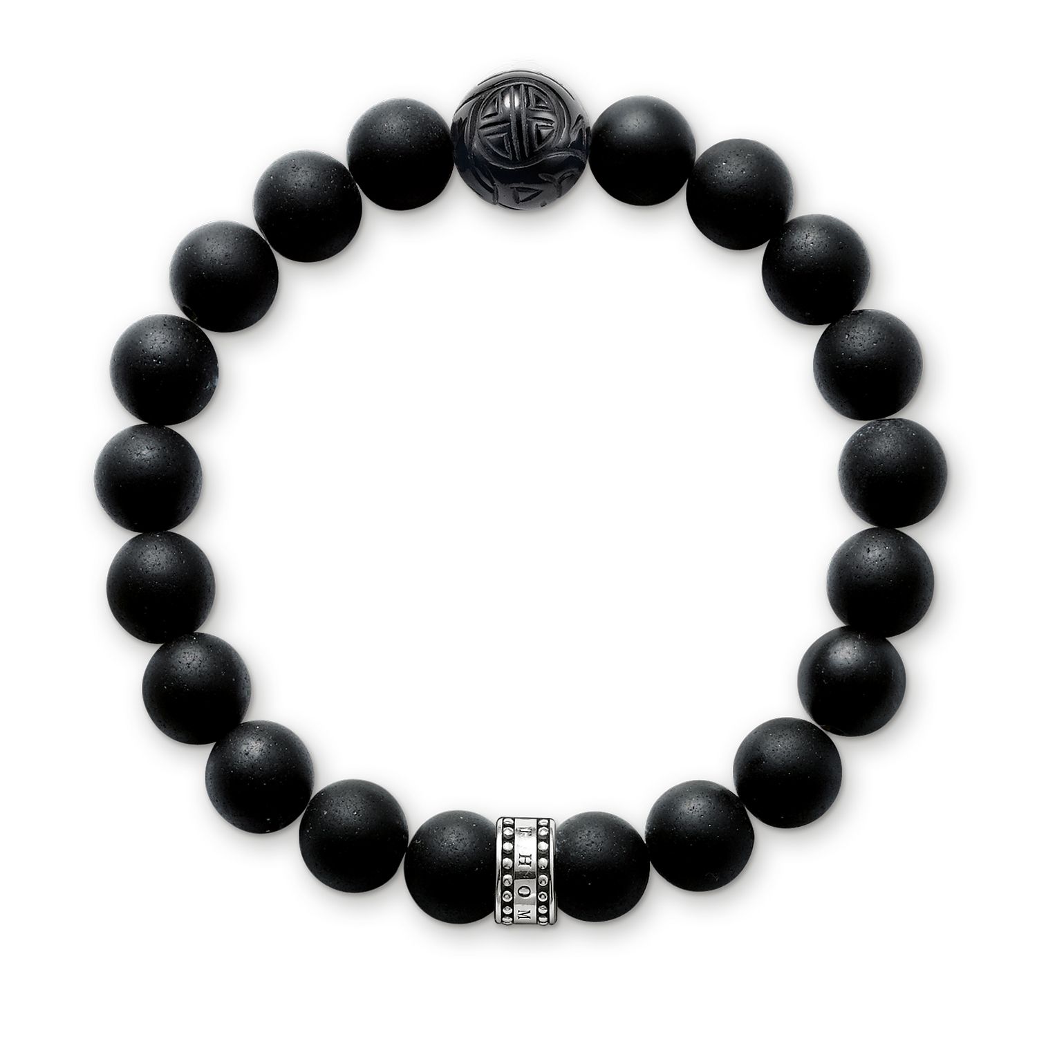 Thomas Sabo A1085-023-11-L Bracelet 19cm Black 925 Sterling Jewellery