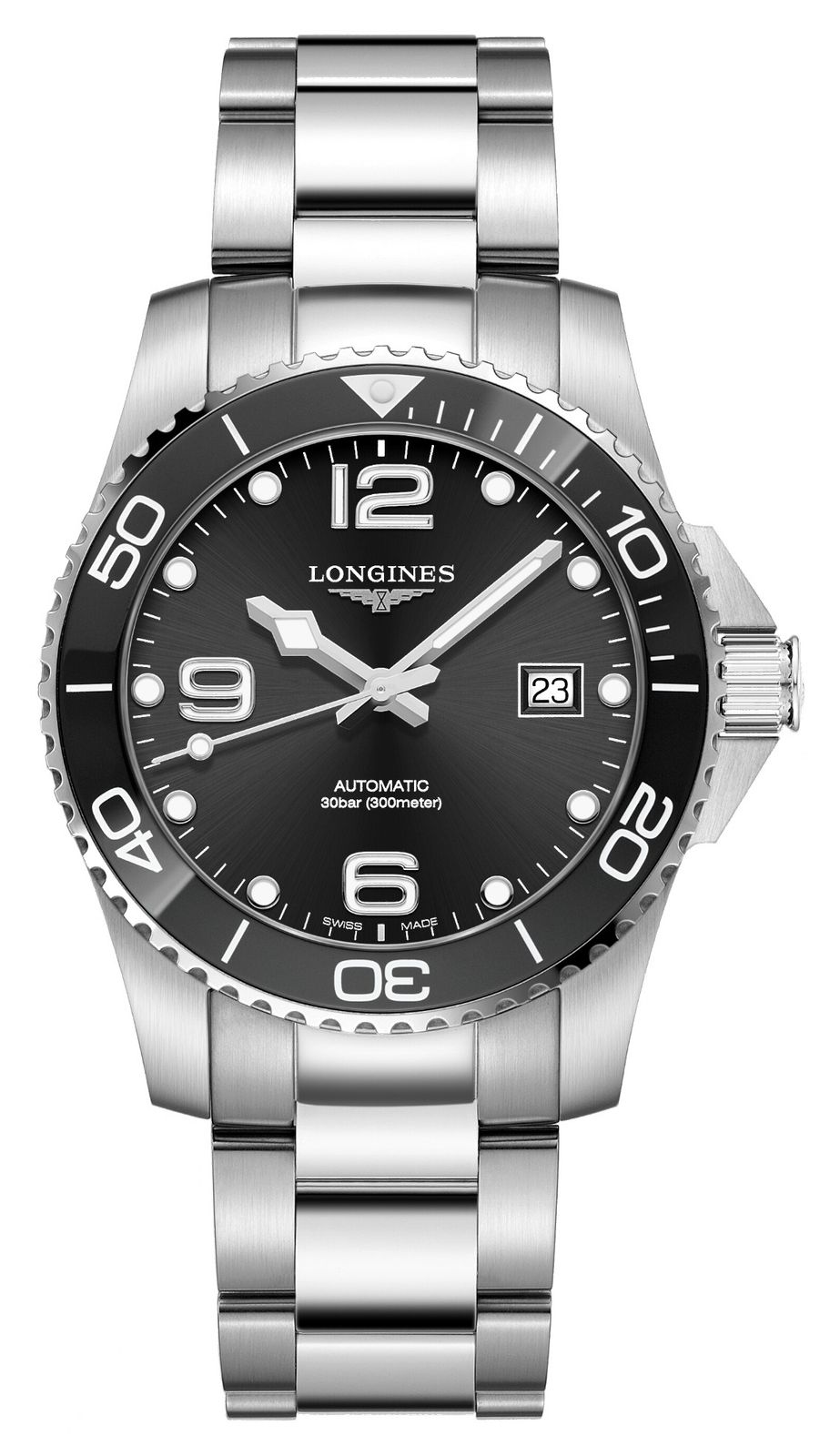 LONGINES L37814566 HydroConquest Automatic (41mm) Black Dial Watch