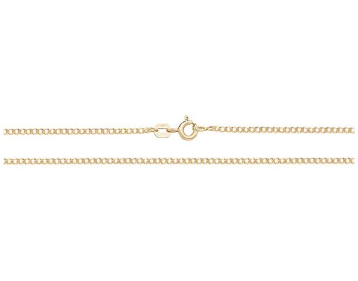 Treasure House CH498/24 9ct Yellow Gold 24" Curb Chain Jewellery