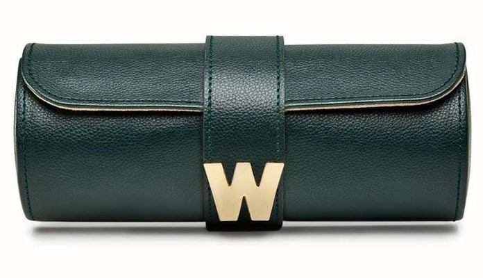 WOLF Wolf Cassandra Jewellery Watch Roll Hunter Green 800844