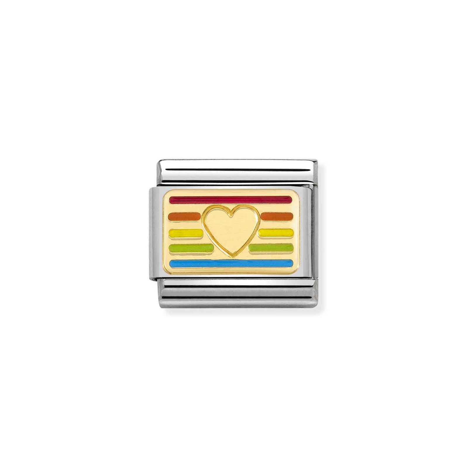 Nomination 030263/24 Classic PLATES Steel Enamel And 18k Jewellery