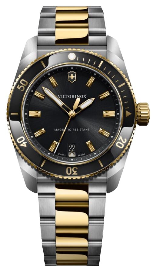 Victorinox 242102 Maverick Quartz (39mm) Black Dial / Two- Watch