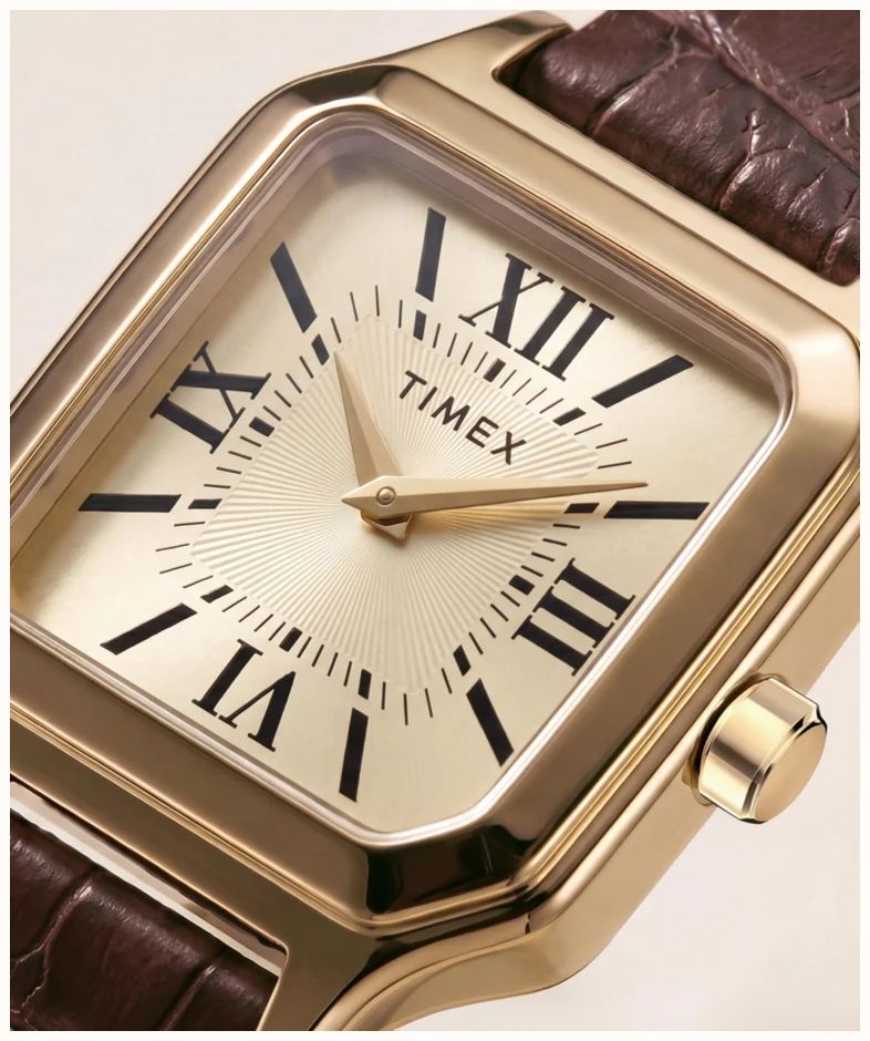 Timex Addison 23mm Leather Strap Stainless steel TW2Y90700 - alternate view 6