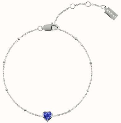 Radley Jewellery Sterling Silver Blue CZ Heart Bracelet RYJ3631