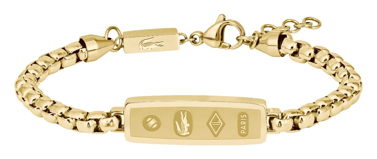 Lacoste 2040539 District Mens Gold Tone stainless Steel Jewellery