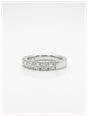 1ct Round Brilliant Cut Natural Diamonds 18ct White Gold Pavé Ring C29001E881 - alternate view 2
