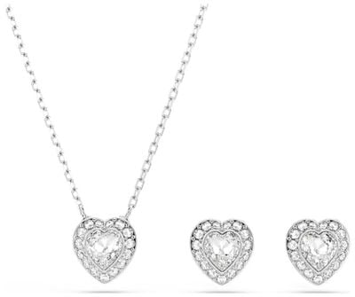 Swarovski x Ariana Grande Heart-Shaped Crystal Pendant and Earrings Set 5720849