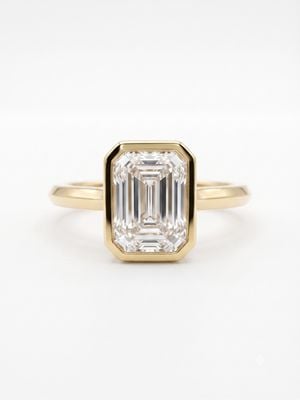 18ct Yellow Gold Lab Grown Diamond Ring 1.47ct D Vvs2 J94469