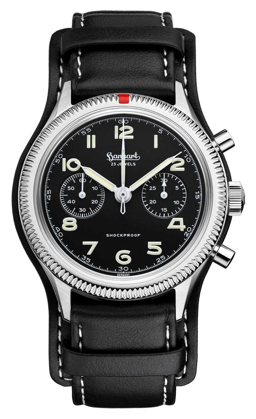 Hanhart H721.210-7010 417 ES (42mm) Black Dial / Black Watch