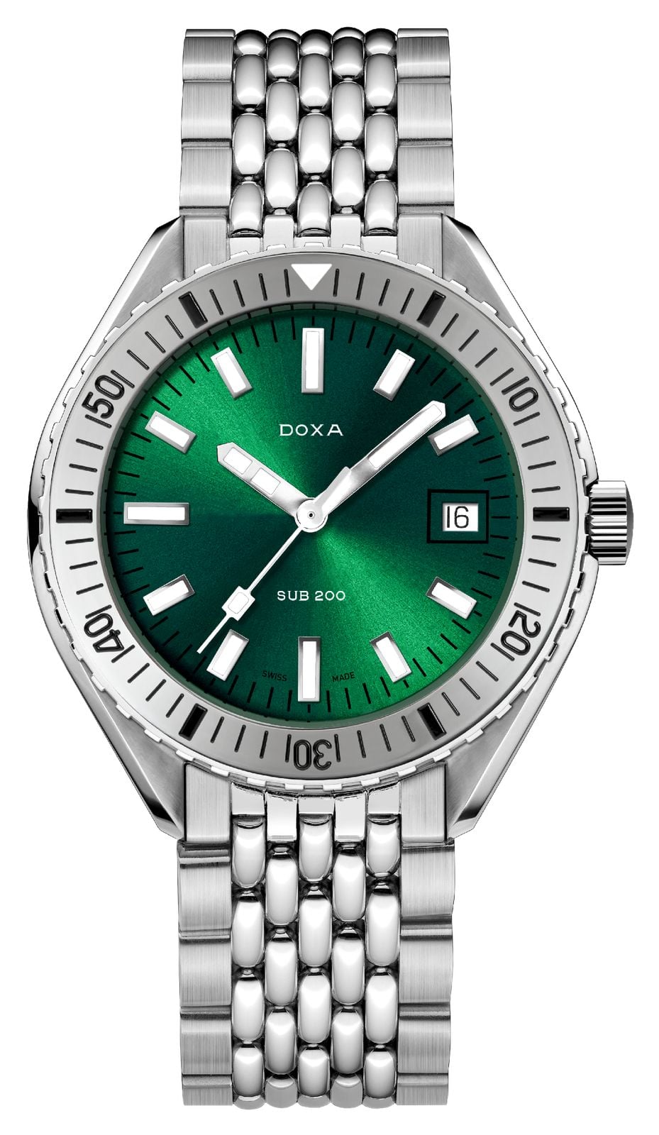 DOXA 796.10.131.10 SUB 200 Sea Emerald (42mm) Green Sunray Watch