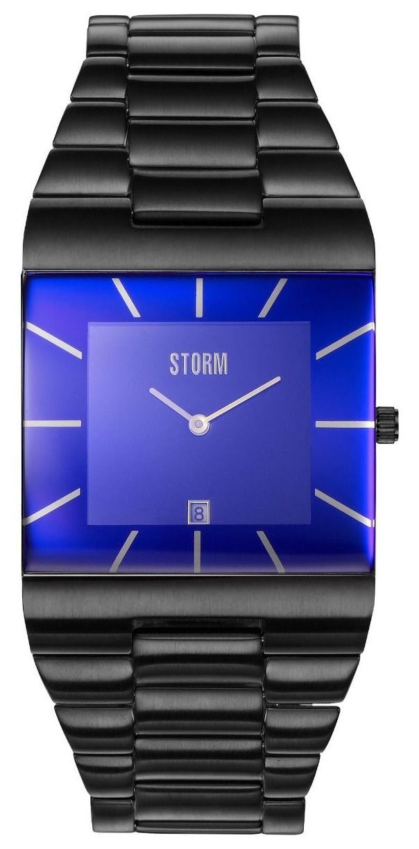 STORM 47195/SL/B Omari XL Black Plated Stainless Steel Watch