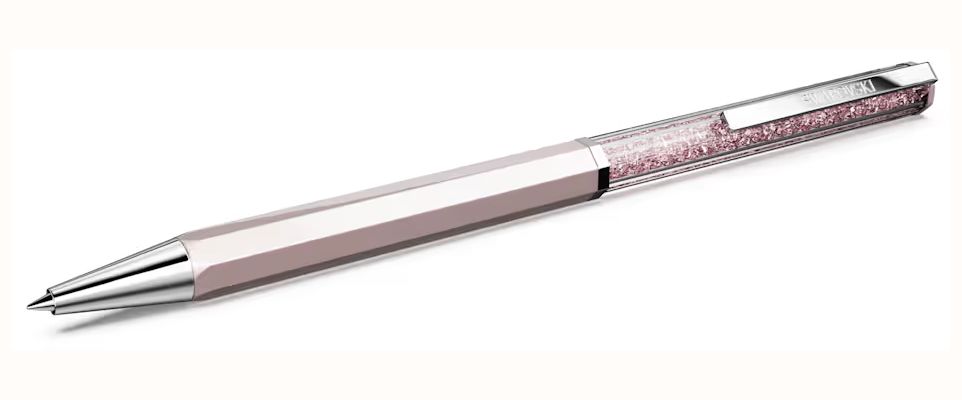 Swarovski Crystalline ballpoint pen, Pink lacquered, Chrome plated 5756698