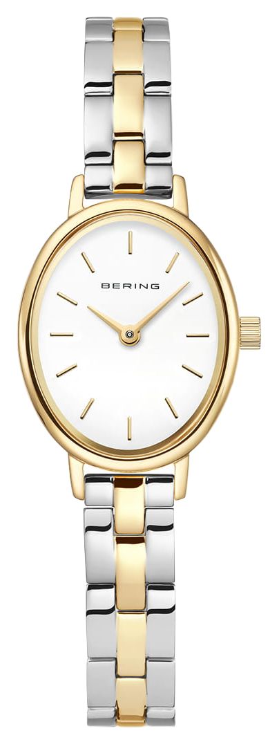 Bering 11020-714 Classic Oval Quartz (20mm) White Dial / Two Watch