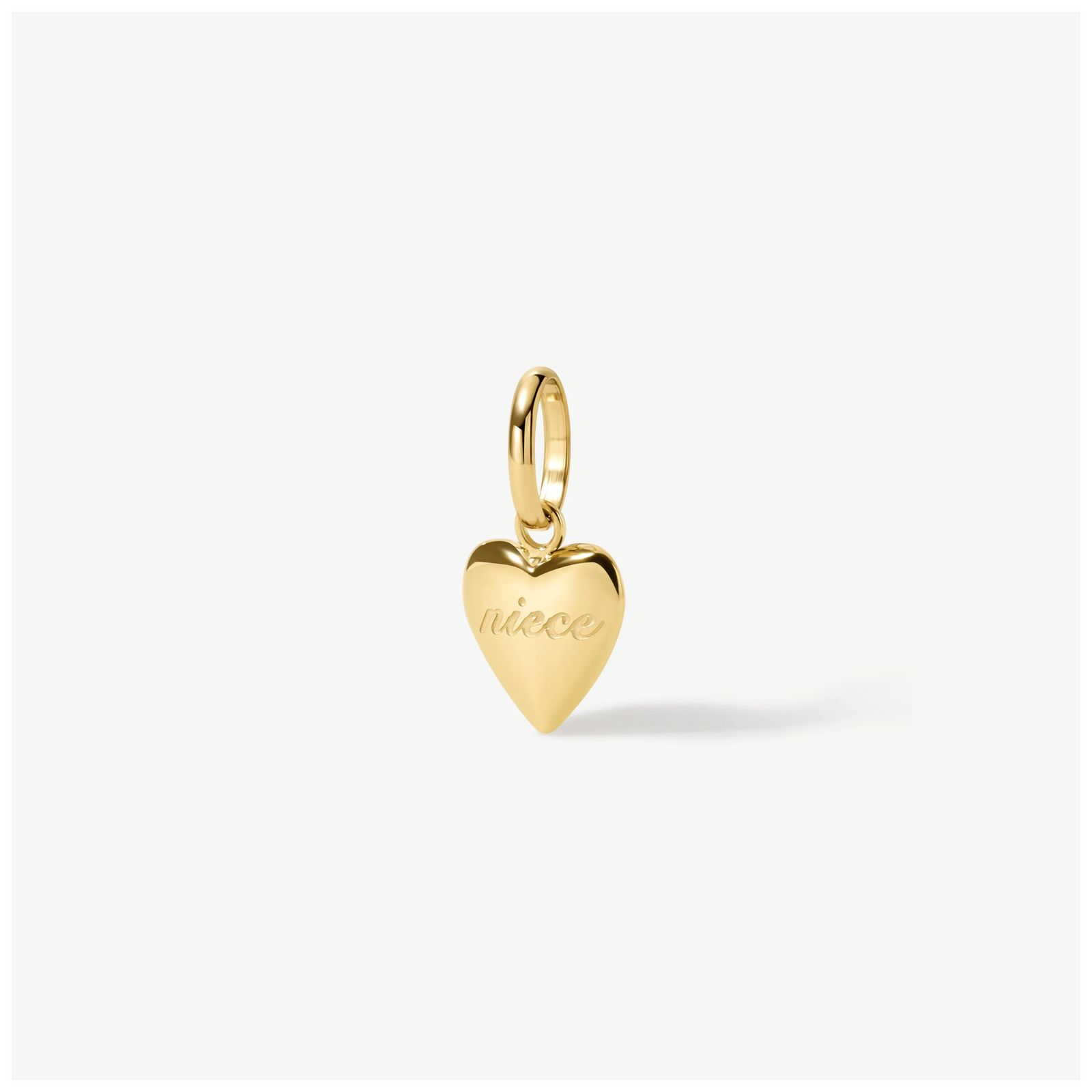 D.LOUISE CH-63 Gold Tone Mini Niece Heart Charm Jewellery