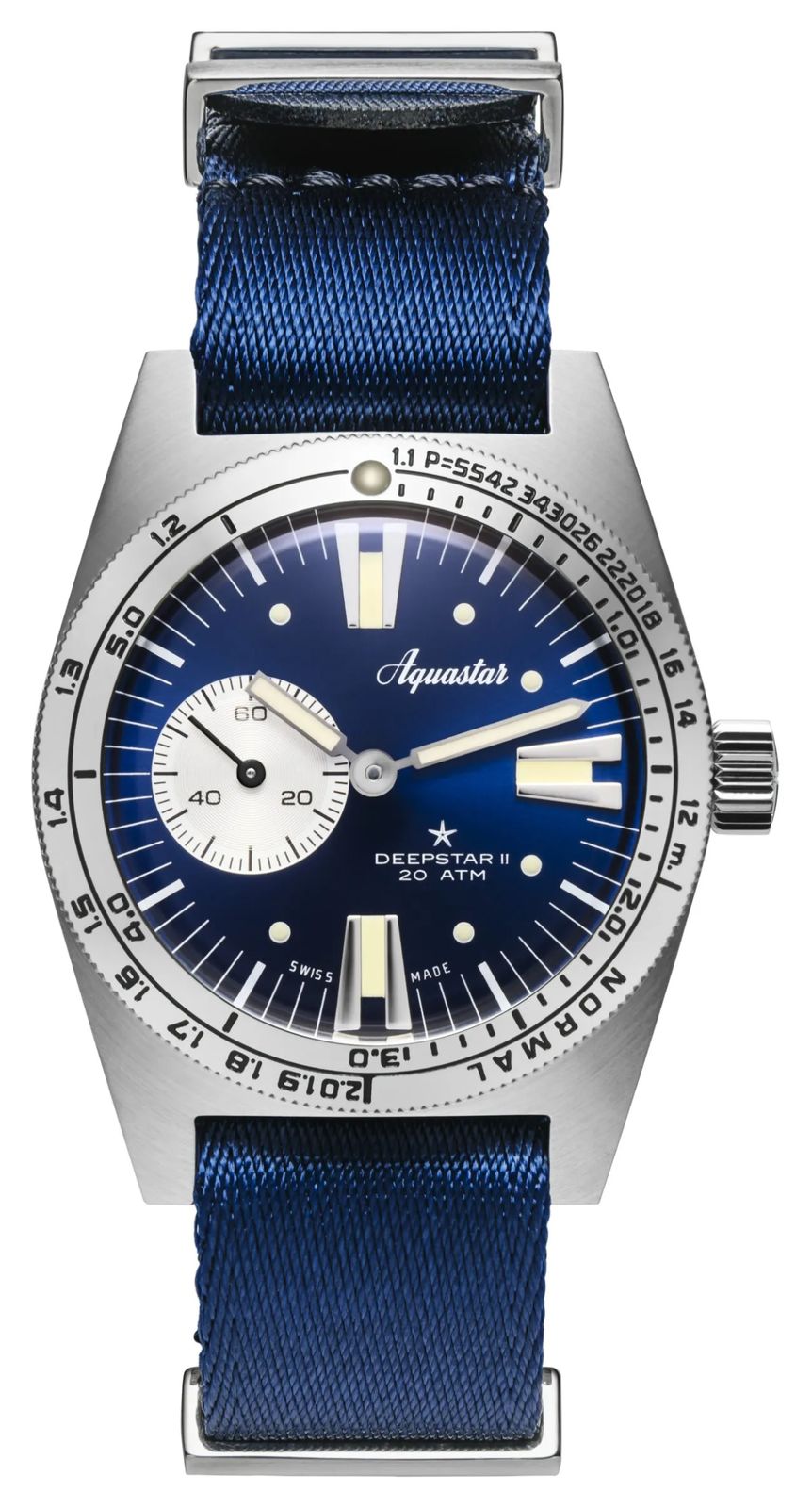 Aquastar DS2-NATO BR Deepstar II Mono-Compax Automatic (37mm Watch