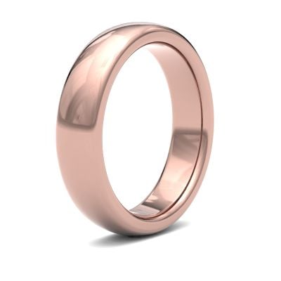 James Moore Wedding Ring  | 5mm | Heavy | Size Premium Court | AG_5GHP-9R AG_5GHP-9R