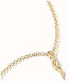 Thomas Sabo THOMAS SABO Charm Club Connect 18ct Yellow Gold-Plated Cornicello Charm CC1328-M01-39 - alternate view 2