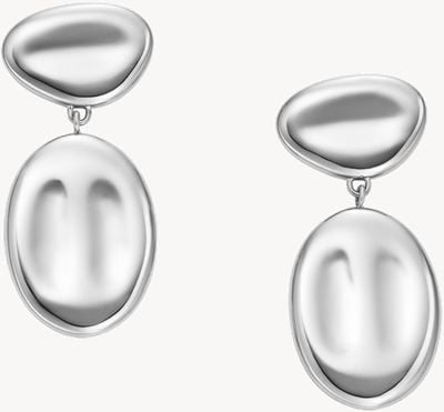 Skagen Women's Anja Pebbles Stainless Steel Drop Stud Earrings SKJ1852040