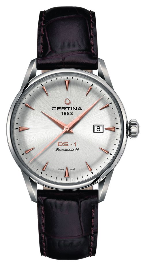 Certina C0298071603101 DS-1 Powermatic 80 (40mm) Silver Dial Watch