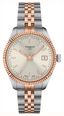 Tissot Ballade 34mm Ladies Watch Silver And Rose Gold T1560102203101