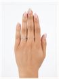 0.52ct Radiant Natural Diamond Platinum Solitaire Side Stone Ring J68153 - alternate view 4