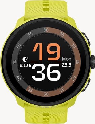 Suunto RUN Lightweight AMOLED Running Watch (46mm) Lime - Silicone SS051274000