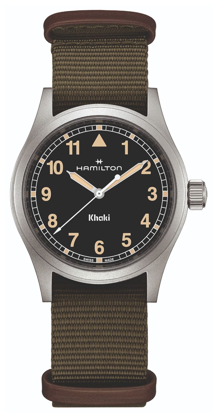 Hamilton H69401930 Khaki Field Quartz (38mm) Black Dial / Watch