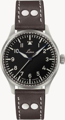 Laco Stuttgart PRO Automatic (40mm) Black Dial / Brown Leather Strap 862141