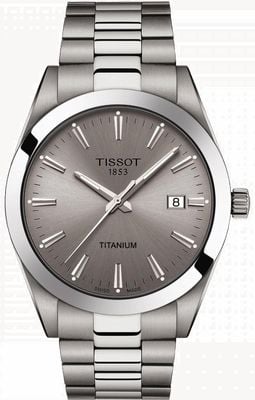 Tissot Gentlemen Titanium | Silver/Grey Titanium Bracelet | Grey Dial T1274104408100