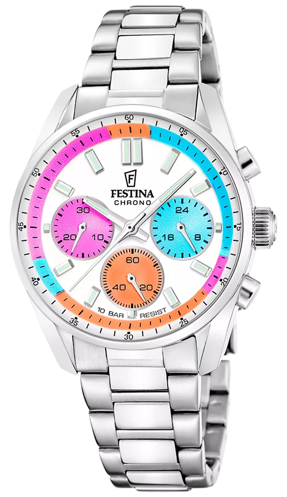Festina F20753/7 Boyfriend Quartz Chronograph (37.5mm) Multi Watch
