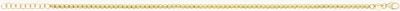 Treasure House Ladies 9ct Yellow Gold 7"" Beaded Bracelet BR663