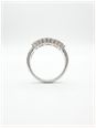 James Moore & Co 0.76ct Baguette And Round Brilliant Natural Diamond 9ct White Gold Half Eternity Ring J29842 - alternate view 3